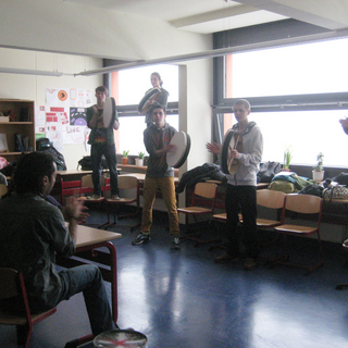 img_0173 Montessori-Schulzentrum Leipzig - Schülerblog - Rhythm & Percussion - der Workshop mit dem Sound des Alltags
